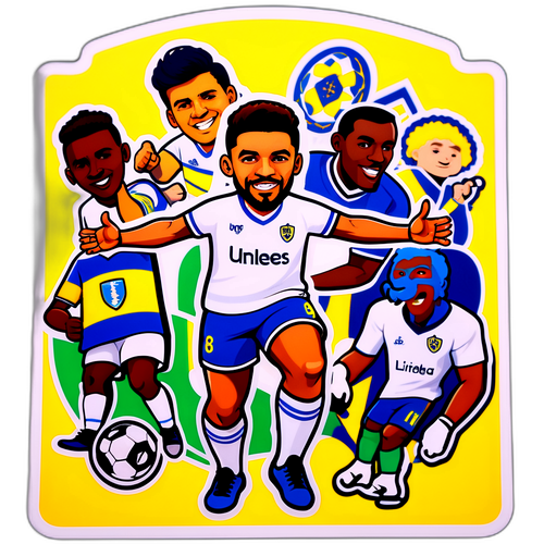 Pelekat Sportif Leeds United