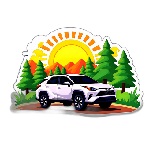 Eco-Friendly na Sticker ng Toyota bZ4X