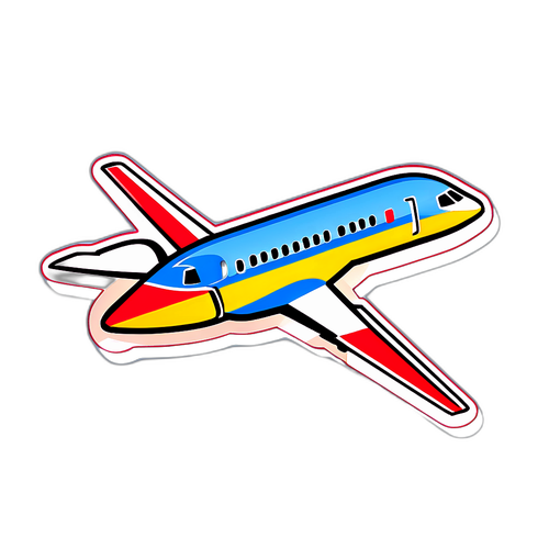 Avião Embraer em um céu azul claro