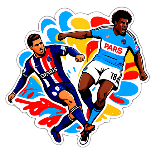 Marseille at PSG Rivalry Sticker