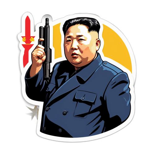 军队视察中的金正恩