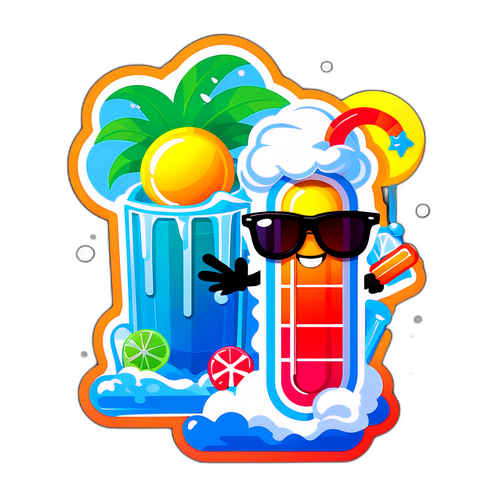 दिल्ली का मजेदार थर्मामीटर पात्र