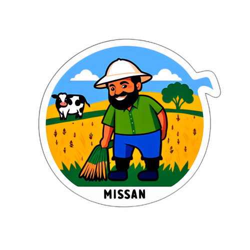 किसान समर्थक स्टिकर