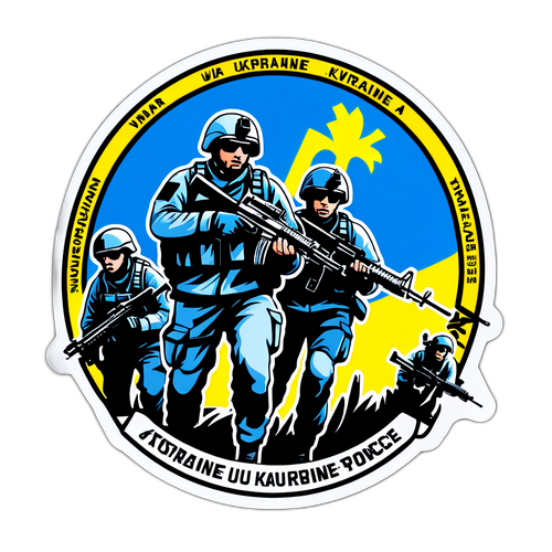 Militäraufkleber 'Ukraine War'
