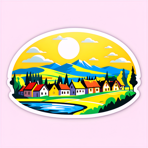 Ilustrație a satului Ciugud