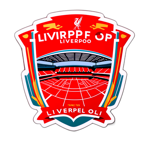 리버풀 홈구장 응원하는 팬들 스티커