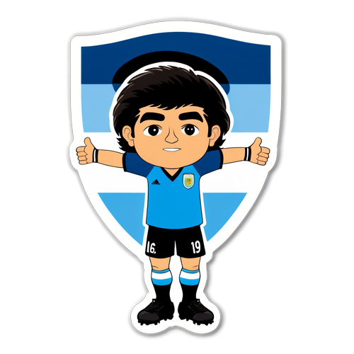 Shocking Tribute: Maradona's 1986 Legend Immortalized in Flags of Argentina!