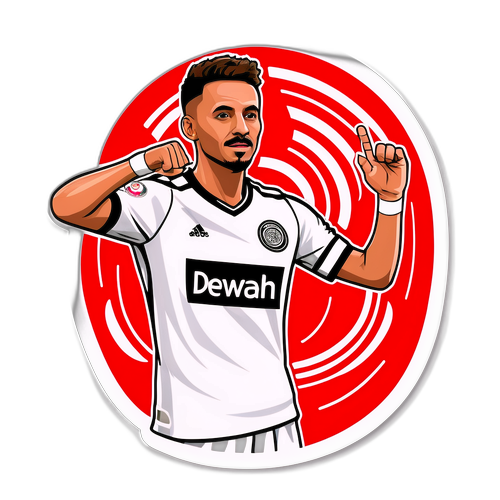 Ετικέτα με την φανέλα της Eintracht