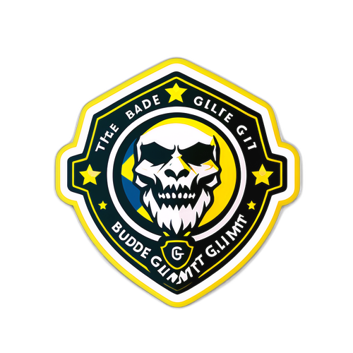 Стикер с логотипом Bude-Glimt и альтернативным дизайном для матча против Интер