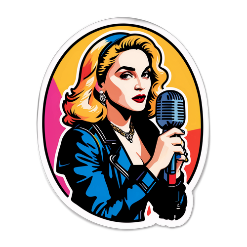 Madonna Sticker Ontwerp