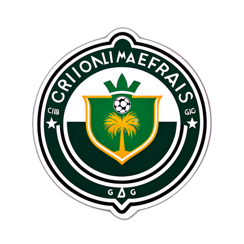 Adesivo que celebra a rivalidade Palmeiras vs. Corinthians