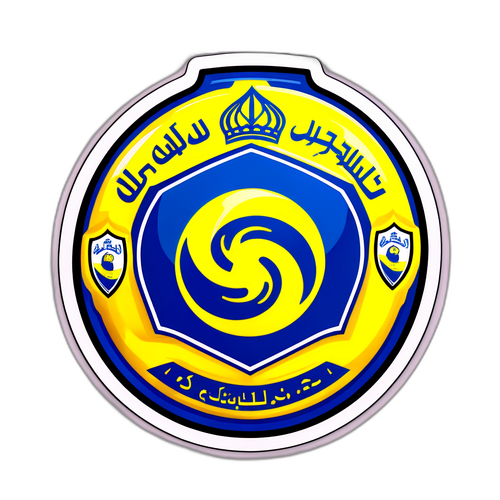 알 나스르 축구팀 엠블럼 스티커
