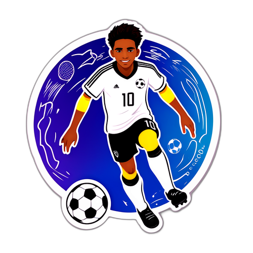 Pohybující se fotbalista
