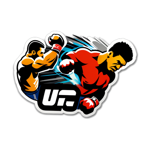 Énergie et Passion : Autocollant UFC