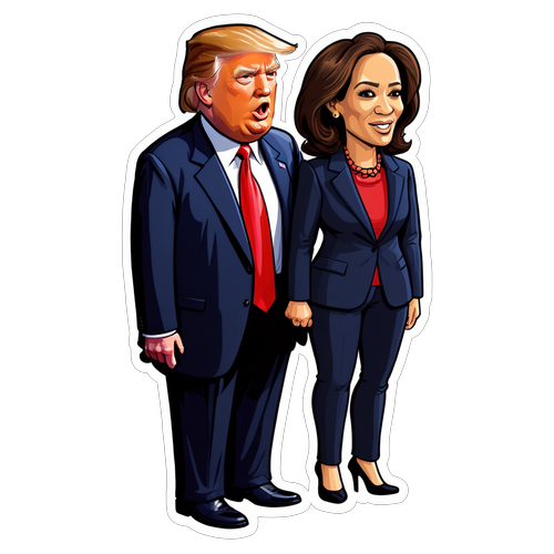 Die ungleiche Duell: Trump vs. Harris – Wer macht das Rennen? 😂👊