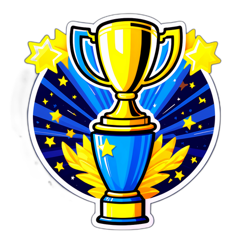 Sticker récompensant Vincent en tant que champion