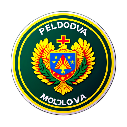 Sticker cu logo-ul PPDA Moldova