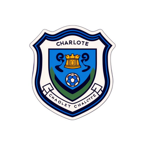 Adesivo do Emblema do Charlotte FC