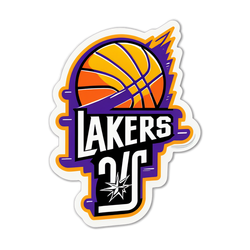 Sticker ng Lakers vs Spurs