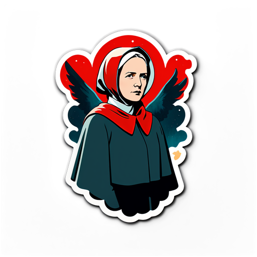 Klistermærke fra 'The Handmaid's Tale'