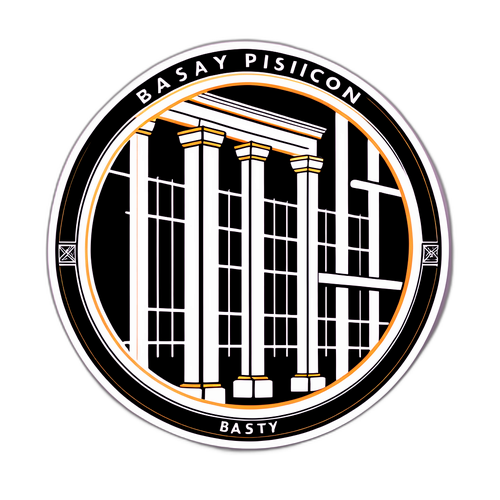 Minimalist Bastøy Fengsel Sticker