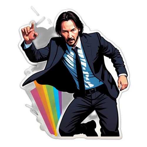 Adesivo Dinamico di Keanu Reeves