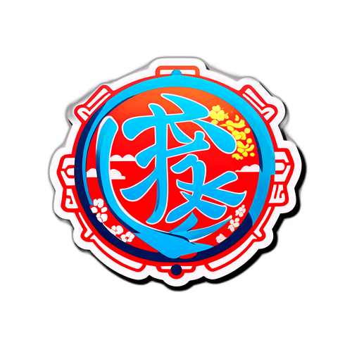 Ilustración Representativa de la Cultura China con la Palabra 'Ansa'