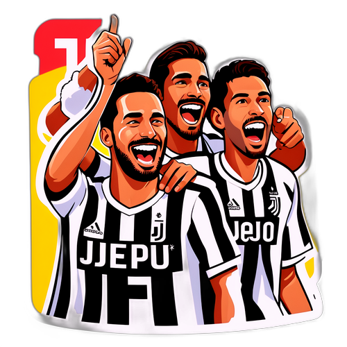 Juventus szurkolók örömteli pillanatai a stadionban