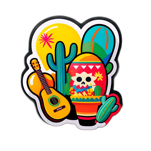 Sticker di Cultura Messicana