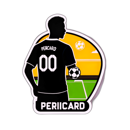 Minimalist Perricard Sticker med Motivationscitater