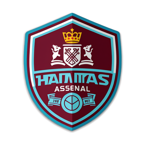 Design rétro pour le match West Ham contre Arsenal