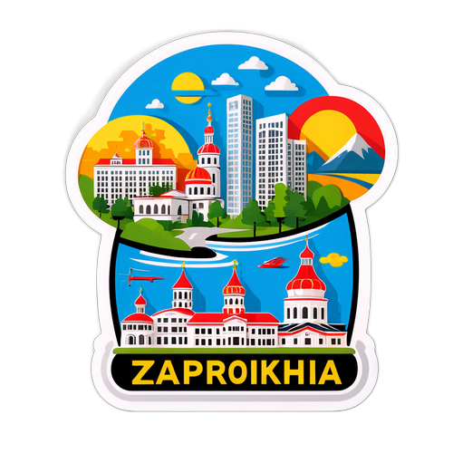 Інформативна наліпка про новини зі Запоріжжя