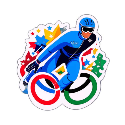 Autocollant des Jeux Olympiques d'Hiver