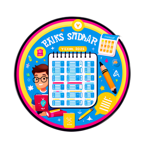 YKS 2025 Motivasyon Sticker Tasarımı