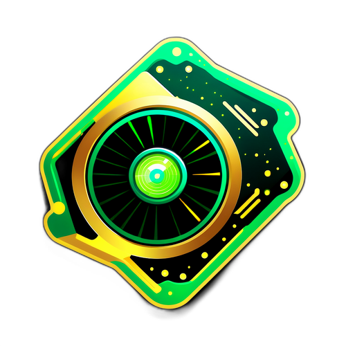 靈感來自NVIDIA的高效能顯示卡貼紙