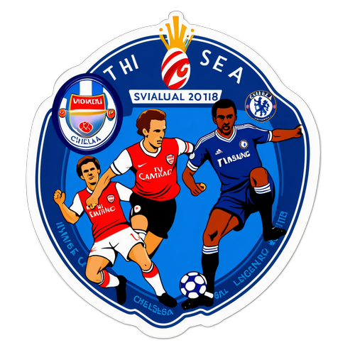 Sticker med Chelsea vs Arsenal-historie