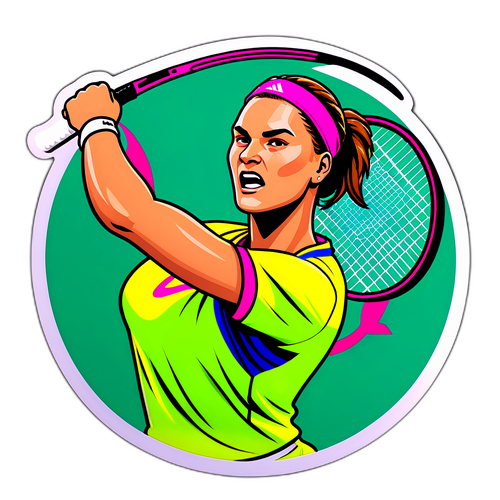 Adesivo Potente di Sabalenka