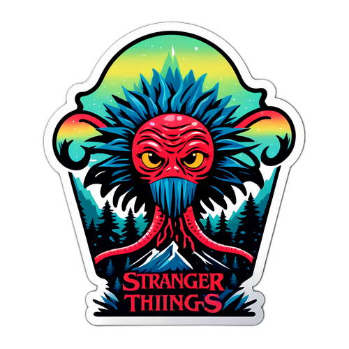 Stranger Things Seizoen 5 Sticker