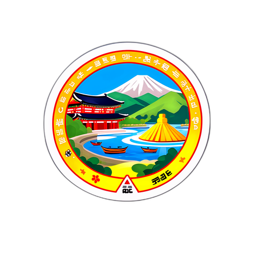 APEC 경주 주요 순간 일러스트 스티커