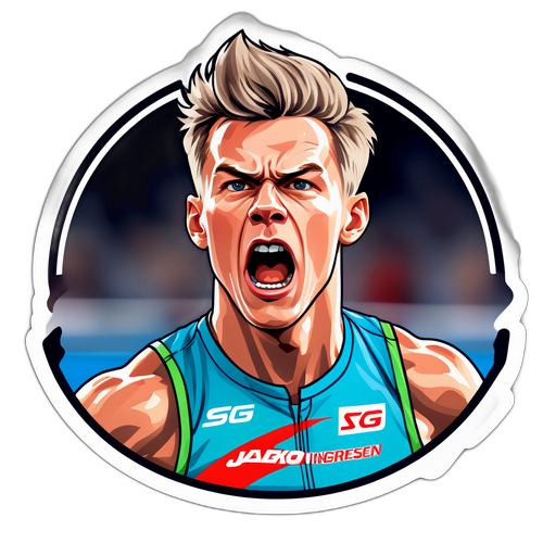 Jakob Ingebrigtsen i midtløp