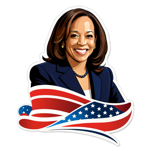 Empoderamiento y Patriotismo: Kamala Harris en Estrellas y Franjas