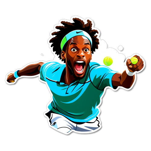 Gael Monfils i aktion