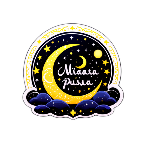 Stiker Motivasi Niat Puasa