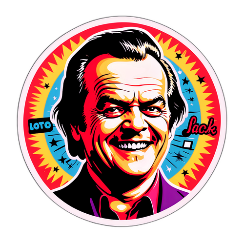 Retro Jack Nicholson Klistermærke