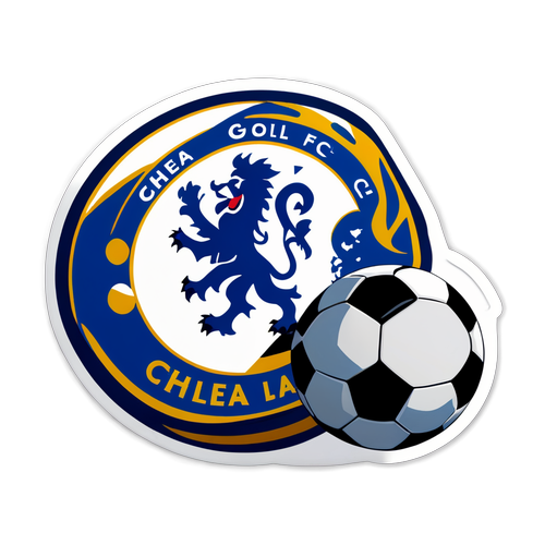 Huikea Chelsea FC - Noahin Logo: Jalkapallon Voimaliitto!⚽️