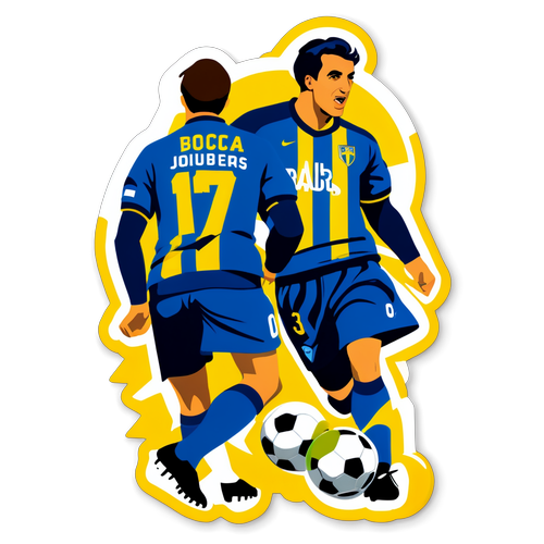 Vintage Tarzda Boca Juniors Posteri