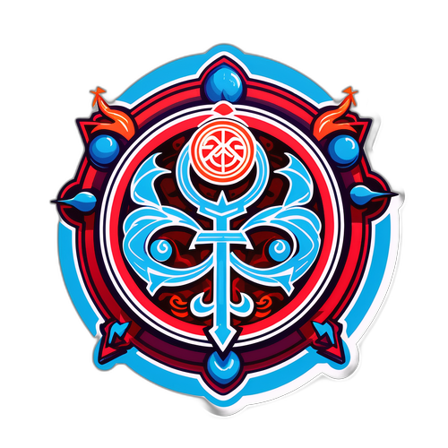 Magic Logo with Mystical Symbols