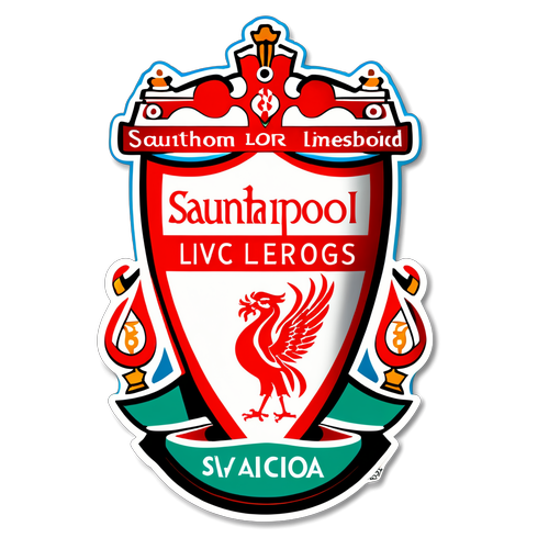 Stiker Pertandingan Southampton vs Liverpool