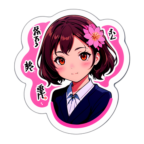 夏美宇賀のファン向けステッカー