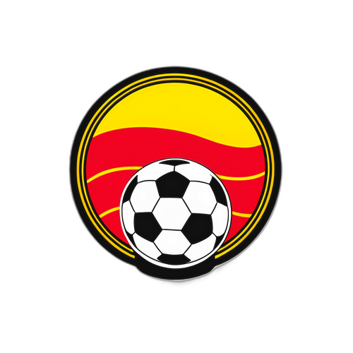 Vibrante sticker voor het Championnat de Belgique